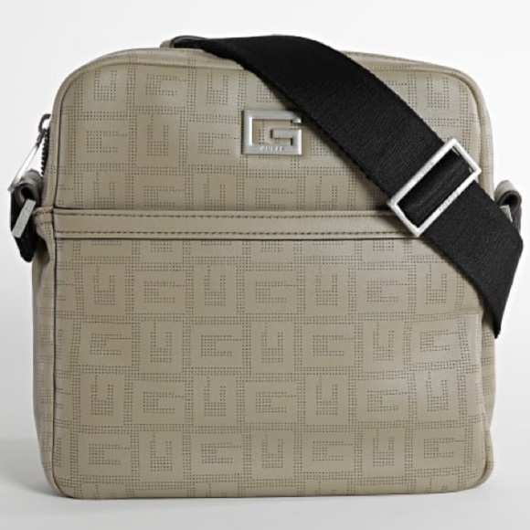 New GUESS Saddlebag HMHIDEP2358 Taupe - Picture 4 of 14